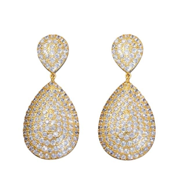 Aria Luscious Long drop earring (Gold)