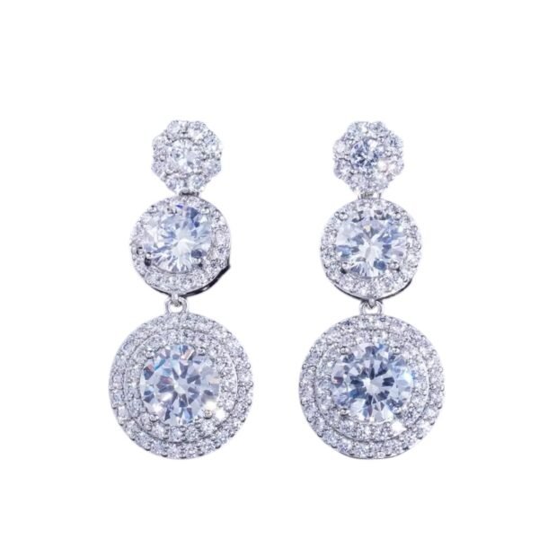 Aria Luscious Round 3tier earring