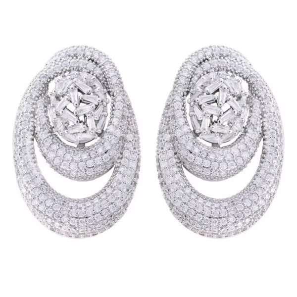 Aria luscious Crystal Round earring