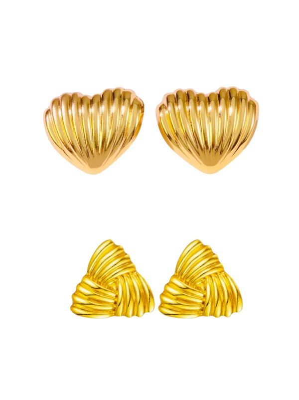 Bijou Simple girls 2in1 Heart earring