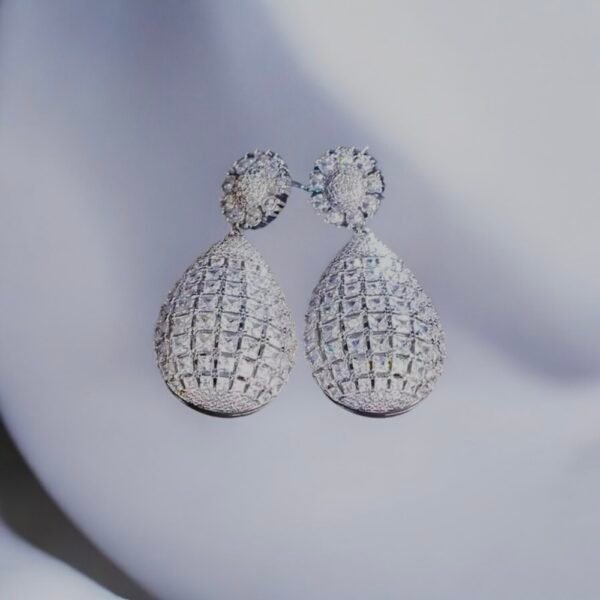 Round ball earring (Silver)