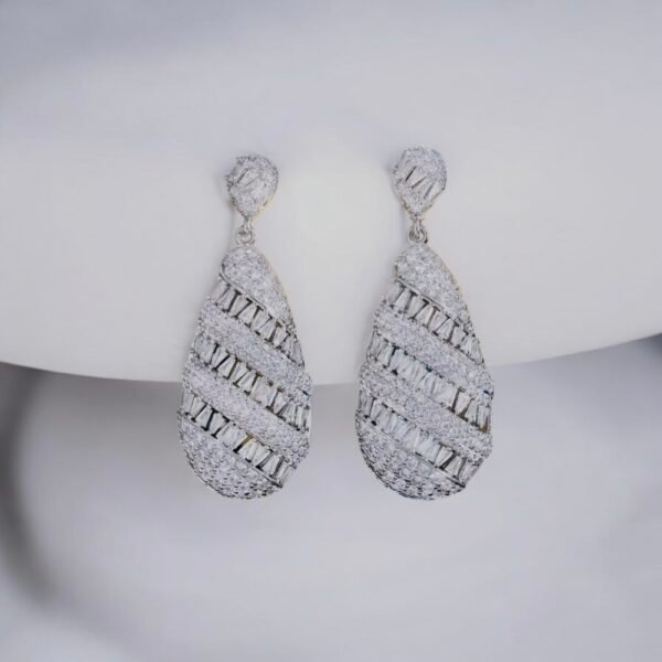 Quinn stripe earring