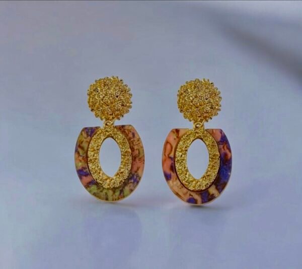 Nova Acrylic Earring (Oval)