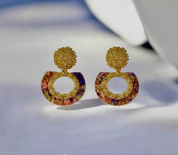 Nova Acrylic Earring (Round)