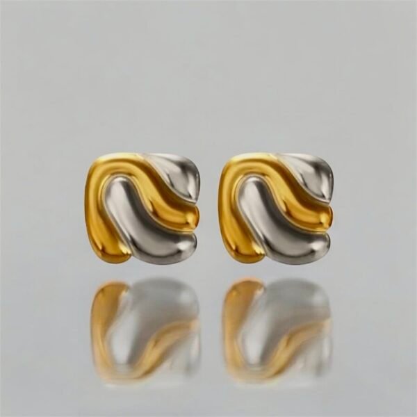 Zohra Two Tone Earring
