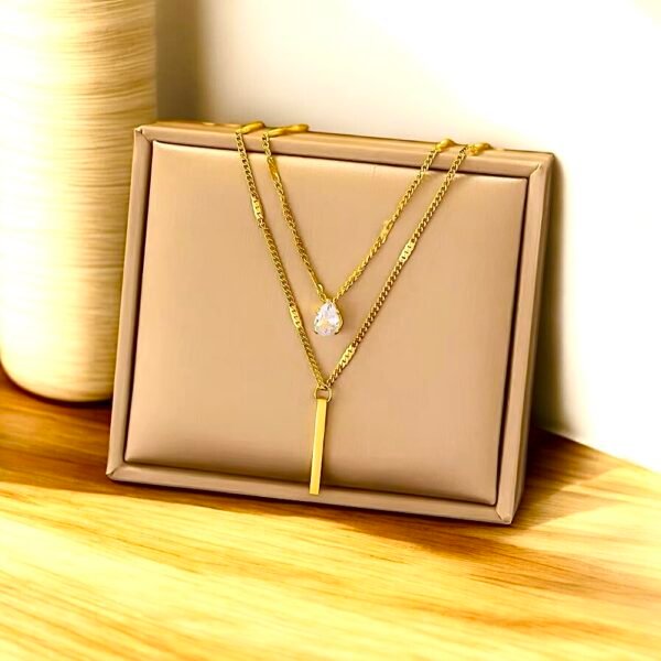 Roseyln Double Necklace